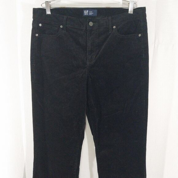 THE GAP! LUXURIOUS BLACK FINE WALE CORDUROY, FIVE POCKET PANTS, SLACKS! SZ 16T - Picture 3 of 9